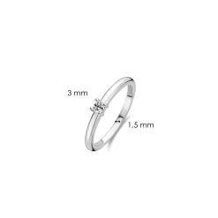 Hot Anello Ti Sento Milano Solitario Zircone Gioielli Ti Sento Milano