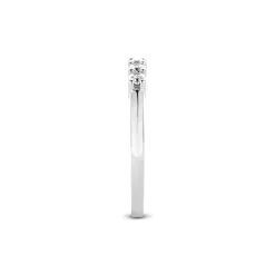 Outlet Anello Veretta In Argento 925 Con 5 Zirconi Ti Sento Milano Nuova Collezione N 16 Gioielli Ti Sento Milano