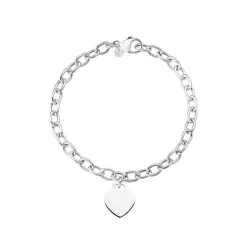 Hot Bracciale Amen Catena Rolò e Cuore Outlet Gioielli