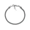 Fashion Bracciale Amen Treccia Brunito Outlet Gioielli