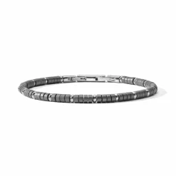Clearance Bracciale Comete Gioielli Uomo Life Satinato Grigio Uomo Gioielli Comete Uomo