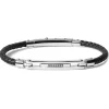 Best Bracciale Comete Uomo Collezione Nipper In Gomma Con Acciaio E Spinello Nero Uomo Gioielli Comete Uomo