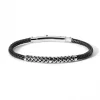 Best Bracciale Comete Uomo Collezione Net In Gomma Color Titanio e Acciaio Uomo Gioielli Comete Uomo