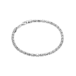 New Bracciale Desmos Barrel in Argento Lunghezza 16,5 cm Gioielli Desmos