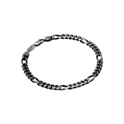 Best Bracciale Desmos Catena in Argento Brunito Lunghezza 20 cm Uomo Gioielli Desmos Uomo