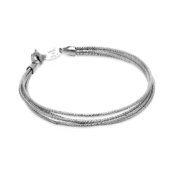 Outlet Bracciale Desmos Filamenti Argentati in Argento Gioielli Desmos