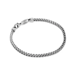 Outlet Bracciale Desmos Fish Bone In Argento Uomo Gioielli Desmos Uomo