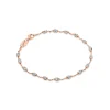Online Bracciale Desmos Ghiande Diamantate in Argento Lunghezza 16,5 cm Gioielli Desmos