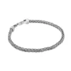 Discount Bracciale Desmos Intreccio Diamantato in Argento Lunghezza 16,5 cm Gioielli Desmos