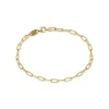 Fashion Bracciale Desmos Paper Clip In Argento Placcato Oro Gioielli Desmos