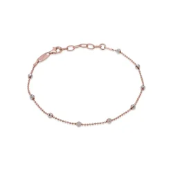 New Bracciale Desmos Shine In Argento Rosa e Bianco Gioielli Desmos