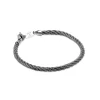 Best Bracciale Desmos Spring Twist Treccia In Argento Brunito Gioielli Desmos