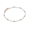Outlet Bracciale Desmos Station Moon In Argento Bianco e Rosa Gioielli Desmos