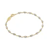 Hot Bracciale Desmos Station Nebula In Argento Bianco e Giallo Gioielli Desmos