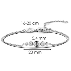 Clearance Bracciale Donna In Argento 925 Ti Sento Milano Con 5 Zirconi Degradèe Nuova Collezione Gioielli Ti Sento Milano