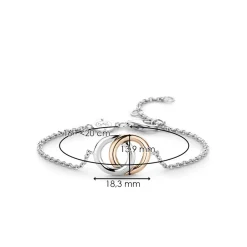 Clearance Bracciale Donna In Argento 925 Placcato In Oro Rosa Ti Sento Milano Gioielli Ti Sento Milano