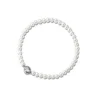 Sale Bracciale Donna Ti Sento Milano Elasticizzato Con Perle MM. 4 e Puntoluce Gioielli Ti Sento Milano