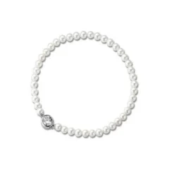 Sale Bracciale Donna Ti Sento Milano Elasticizzato Con Perle MM. 4 e Puntoluce Gioielli Ti Sento Milano