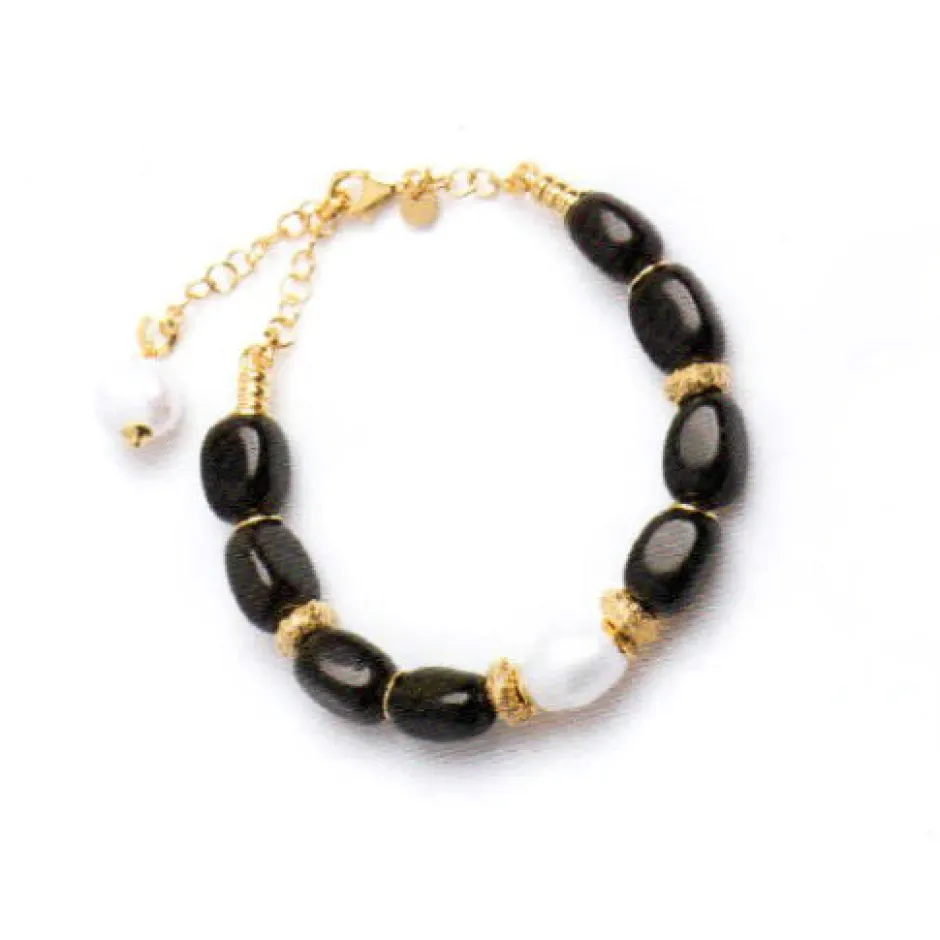 Best Bracciale Etnò Basic Onice Outlet Gioielli