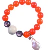 Fashion Bracciale Etnò Bubble Arancione Outlet Gioielli