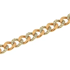 Best Bracciale Groumette Piccolo in Oro Rosa con Diamanti Bracciali