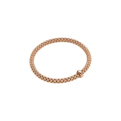 Fashion Bracciale Fope Collezione Solo Flex It in Oro Rosa con Diamante Gioielli Fope