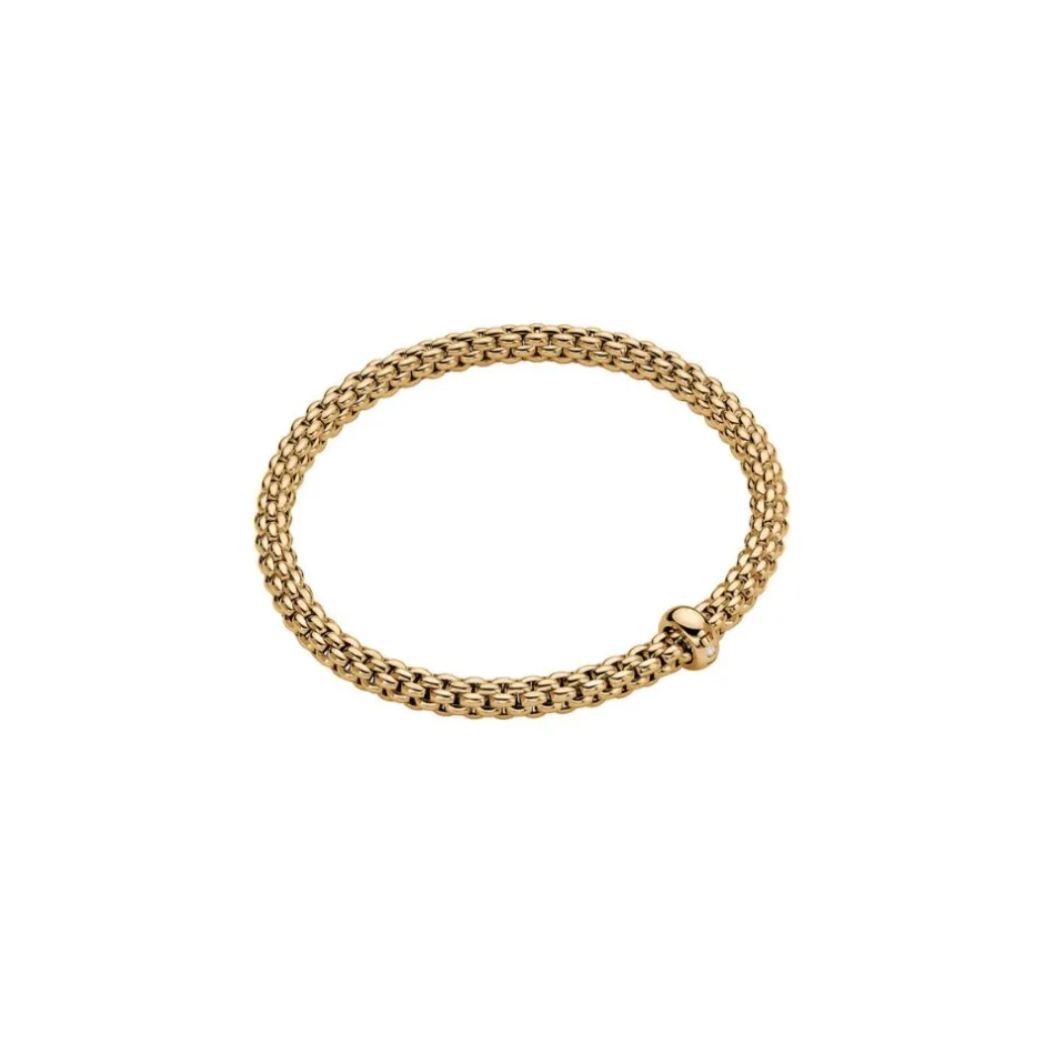 Best Bracciale Fope Collezione Solo Flex It in Oro Giallo con Diamante Gioielli Fope