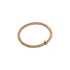 Sale Bracciale Fope Collezione Solo Flex It in Oro Giallo e Rosa con Diamante Gioielli Fope