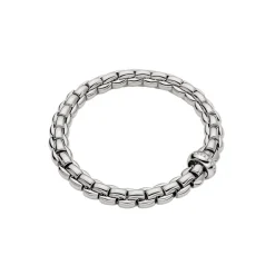 Clearance Bracciale Fope Collezione Eka Flex It in Oro Bianco con Diamanti Gioielli Fope