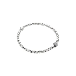 Outlet Bracciale Fope Collezione Eka Flex It con Boule in Diamanti Gioielli Fope