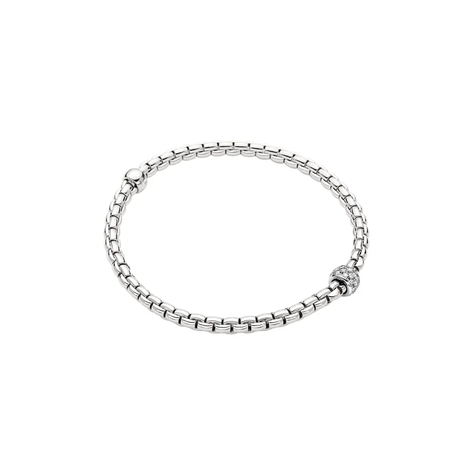 Outlet Bracciale Fope Collezione Eka Flex It con Boule in Diamanti Gioielli Fope