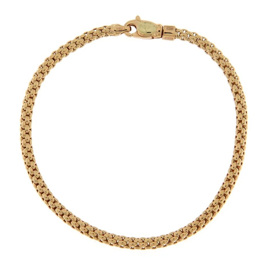 Online Bracciale Fope Collezione Solo in Oro Rosa Uomo Gioielli Fope Uomo | Gioielli Fope