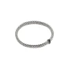 Sale Bracciale Fope Collezione Vendome Flex It in Oro Bianco con Pave di Diamanti Neri Gioielli Fope