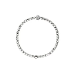 Outlet Bracciale Fope Collezione Eka Flex It con Boule in Diamanti Gioielli Fope