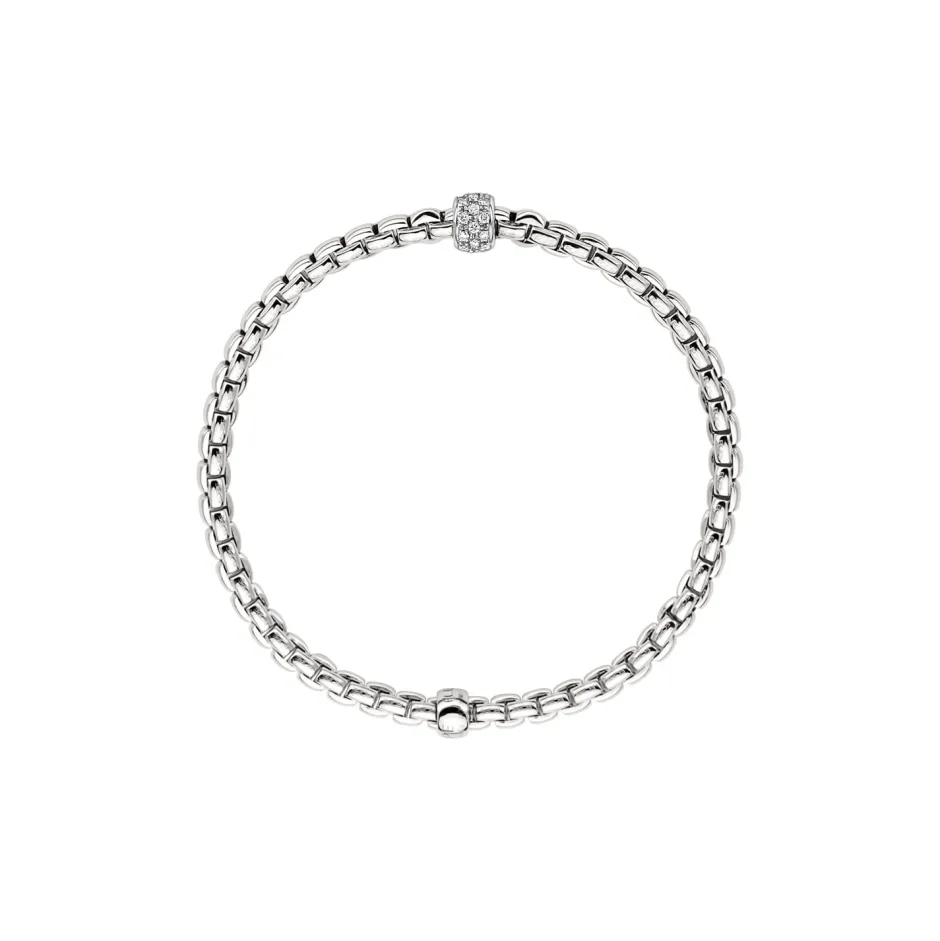 Outlet Bracciale Fope Collezione Eka Flex It con Boule in Diamanti Gioielli Fope