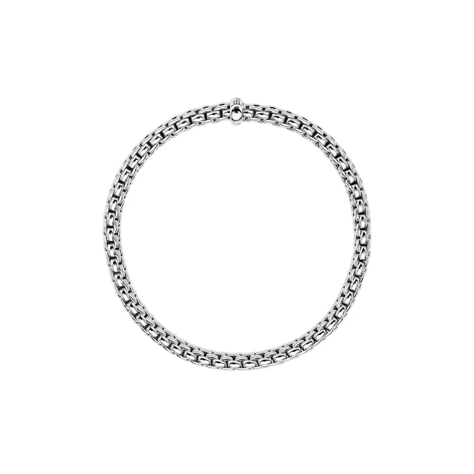 Best Bracciale Fope Collezione Vendome Flex It in Oro Bianco Gioielli Fope