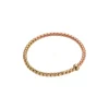 Discount Bracciale Fope Flex It Collezione Eka in Oro Giallo e Rosa con Diamanti Gioielli Fope