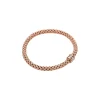 Discount Bracciale Fope Flex It Collezione Solo in Oro Rosa e Oro Bianco con Diamanti Gioielli Fope