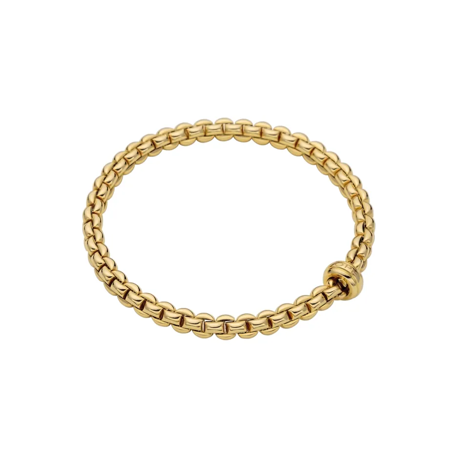 Fashion Bracciale Fope Flex It Collezione Eka in Oro Giallo Gioielli Fope