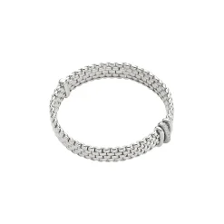 Online Bracciale Fope Flex It Collezione Panorama in Oro Bianco con Diamanti Gioielli Fope