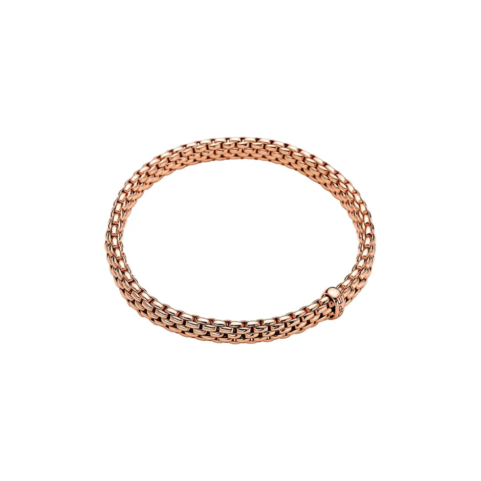 Discount Bracciale Fope Flex It Collezione Vendome in Oro Rosa Gioielli Fope