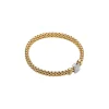 Online Bracciale Fope Flex It Collezione Vendome in Oro Giallo e Oro Bianco con Pave di Diamanti Gioielli Fope