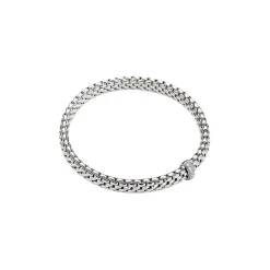 New Bracciale Fope Flex It Collezione Vendome in Oro Bianco e Diamanti Gioielli Fope