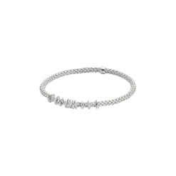 Online Bracciale Fope Flex It Collezione Prima in Oro Bianco con Diamanti Gioielli Fope