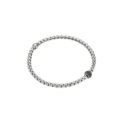 Fashion Bracciale Fope Flex It Collezione Eka in Oro Bianco Uomo Gioielli Fope Uomo
