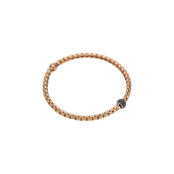 Sale Bracciale Fope Flex It Collezione Eka in Oro Rosa Uomo Gioielli Fope Uomo