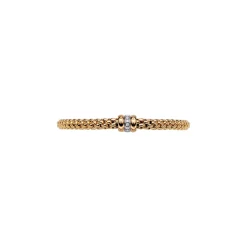 Fashion Bracciale Fope Flex It Collezione Solo in Oro Giallo e Oro Bianco con Diamanti Gioielli Fope