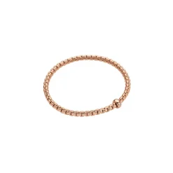 New Bracciale Fope Flex It Eka in Oro Rosa con Diamante Gioielli Fope