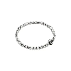 Online Bracciale Fope Flex’It Olly in Oro Bianco con Diamanti Uomo Gioielli Fope Uomo | Gioielli Fope