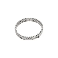 Discount Bracciale Fope Panorama Flex It in Oro Bianco con Diamante Gioielli Fope